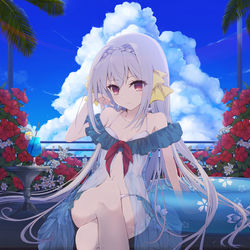 This is a pixiv picture whose title is 水着ルナ様.