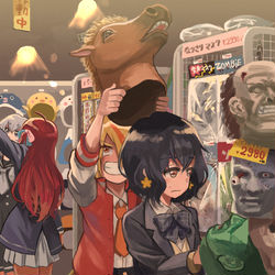 This is a pixiv picture whose title is ゾンビがドンキへ まとめ.