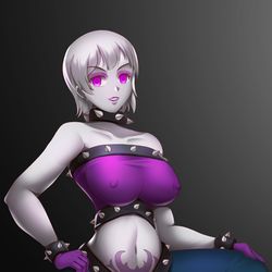 This is a pixiv picture whose title is リサーナ・ストラウス 「Rock of Succubus」.