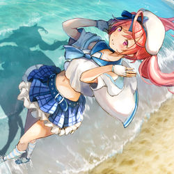 This is a pixiv picture whose title is サラトガちゃん.