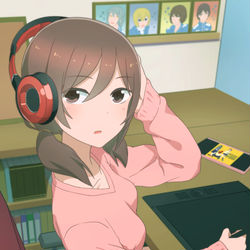 This is a pixiv picture whose title is ヲタ.