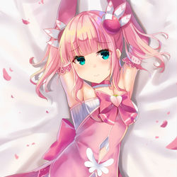 This is a pixiv picture whose title is モモ +SpeedPaint.
