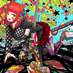 This is a pixiv picture whose title is 君は猫娘だった(=^・・^=).
