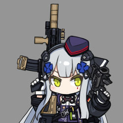 This is a pixiv picture whose title is HK416 RKGK.