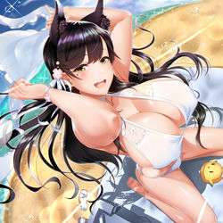 This is a pixiv picture whose title is アズールレーン　愛宕.