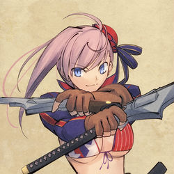 This is a pixiv picture whose title is 水着武蔵.