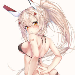 This is a pixiv picture whose title is 指揮官にアピールしたい綾波ちゃ.