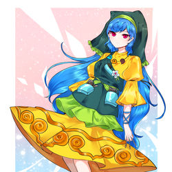 This is a pixiv picture whose title is 埴安神 桂姫.
