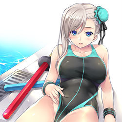 This is a pixiv picture whose title is 水着武蔵ちゃん.