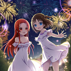 This is a pixiv picture whose title is 夏コミペーパー絵①.