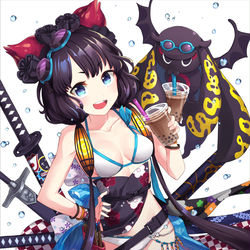 This is a pixiv picture whose title is 水着北斎ちゃん！.