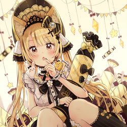 This is a pixiv picture whose title is ホワイトロリータちゃん.