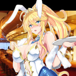 This is a pixiv picture whose title is バニー乳王.