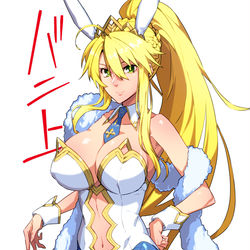 This is a pixiv picture whose title is バニー獅子王.