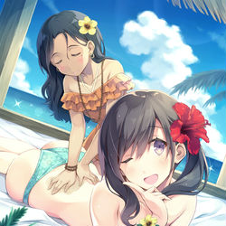 This is a pixiv picture whose title is Happy Vacation!.