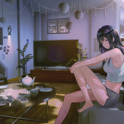 This is a pixiv picture whose title is room.