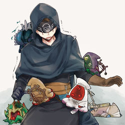 This is a pixiv picture whose title is てて絵５/腐有.