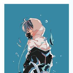 This is a pixiv picture whose title is 少年A.