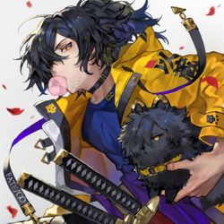 This is a pixiv picture whose title is 2019.