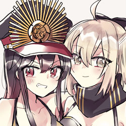 This is a pixiv picture whose title is 水着沖田ノッブ.