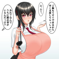This is a pixiv picture whose title is 通い妻麗衣華.