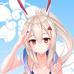 This is a pixiv picture whose title is 綾波！.
