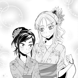This is a pixiv picture whose title is 浴衣　夏.