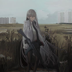 This is a pixiv picture whose title is П.
