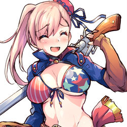 This is a pixiv picture whose title is 水着武蔵ちゃん.