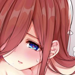 This is a pixiv picture whose title is えちち三玖ちゃん.