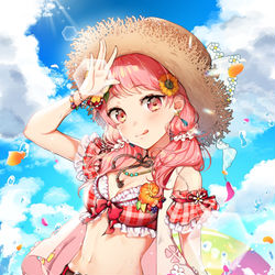 This is a pixiv picture whose title is LOVE SUMMER♡.