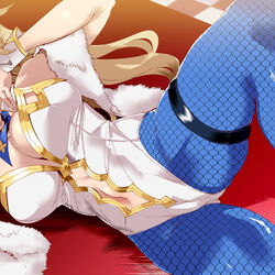 This is a pixiv picture whose title is バニー師子王!?.