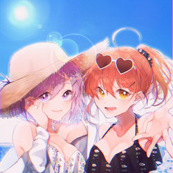 This is a pixiv picture whose title is SUMMER！.