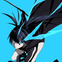 This is a pixiv picture whose title is ブラック★ロックシューター.