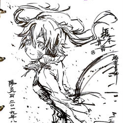 This is a pixiv picture whose title is 【極道畫師】陽炎日快樂~.