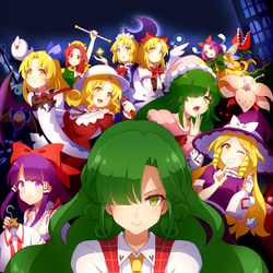 This is a pixiv picture whose title is 東方幻想郷.