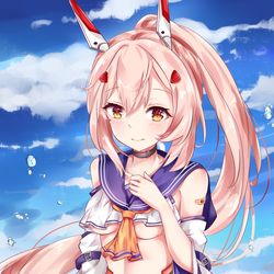 This is a pixiv picture whose title is 綾波.