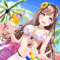 This is a pixiv picture whose title is ここあ　水着.