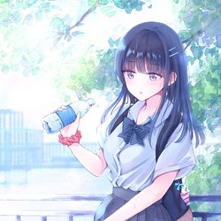 This is a pixiv picture whose title is 夏の日.
