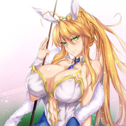 This is a pixiv picture whose title is バニー・獅子王.