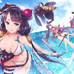 This is a pixiv picture whose title is 夏イベ北斎ちゃん.