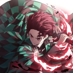 This is a pixiv picture whose title is 炭治郎.