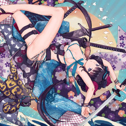 This is a pixiv picture whose title is 葛飾北斎.