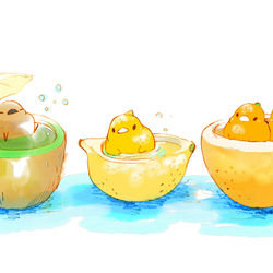This is a pixiv picture whose title is フルーツソーダ.