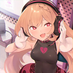 This is a pixiv picture whose title is 愛瀬ユリアさん　ラジオver.
