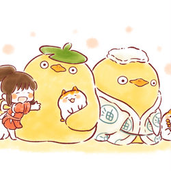 This is a pixiv picture whose title is 寛大なオオトリ様.