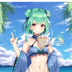 This is a pixiv picture whose title is rushia.