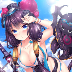 This is a pixiv picture whose title is 北斎ちゃん.