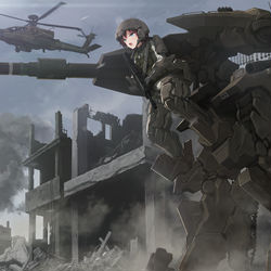 This is a pixiv picture whose title is メルカバMk.4M.