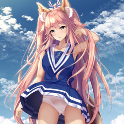 This is a pixiv picture whose title is チアガール玉藻.